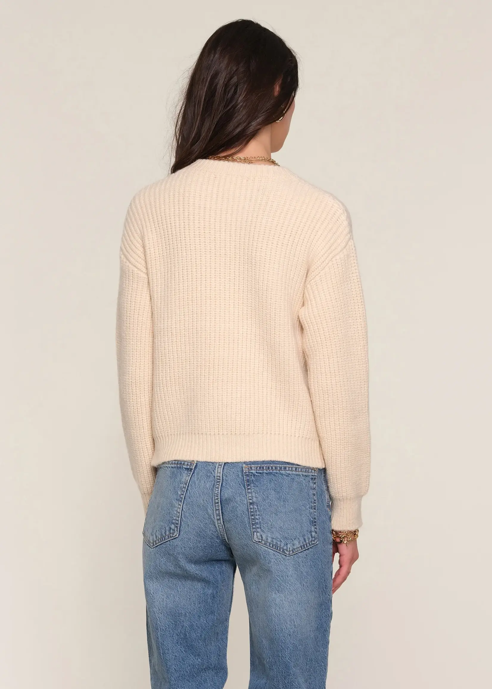 Elitaire Boutique Ellie Cream Sweater