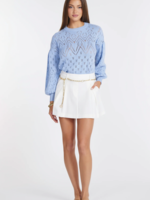 Elitaire Boutique Sea Pointelle Sweater