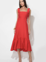 Elitaire Boutique Ingrid Bow Strap Midi Dress