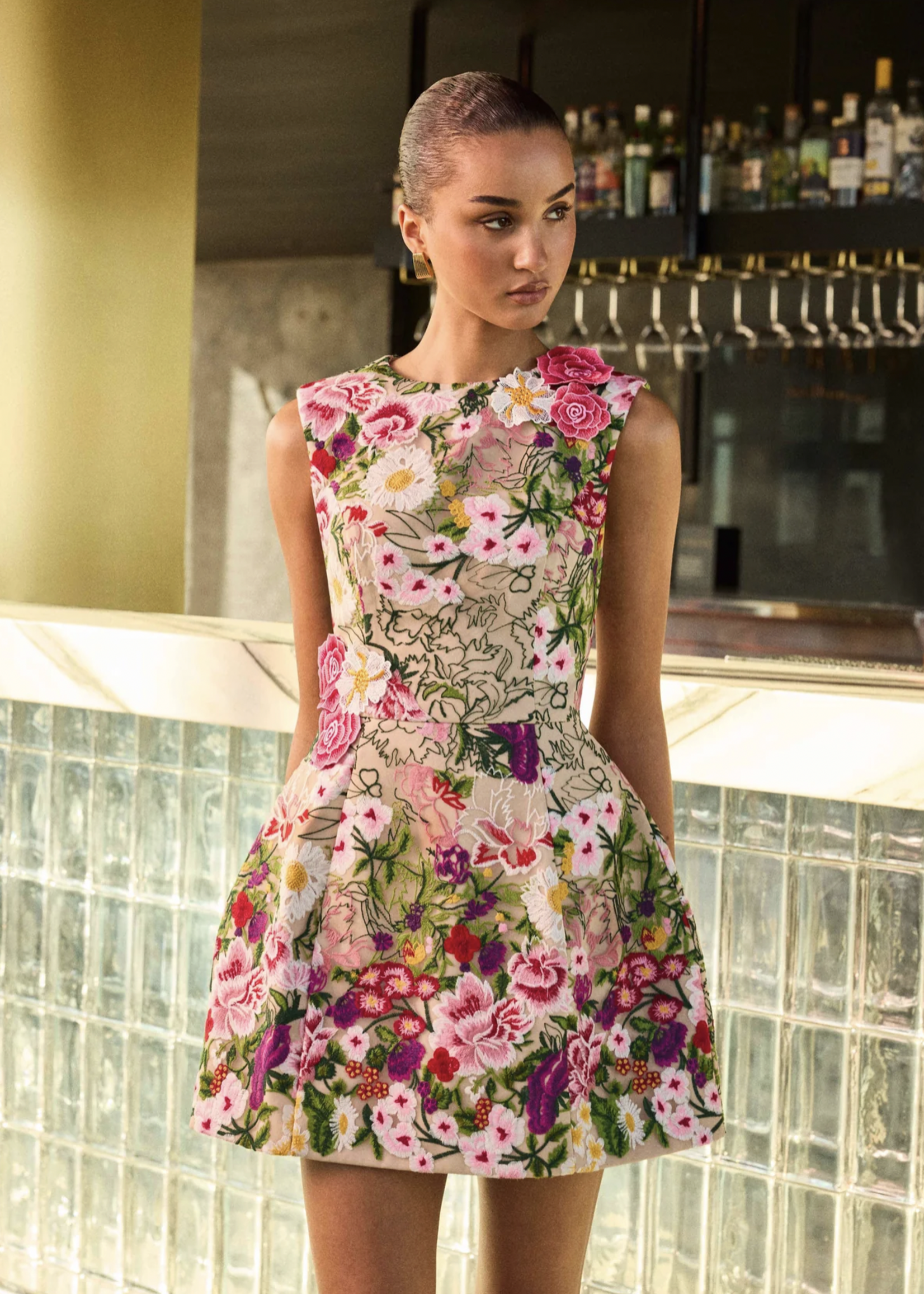 Elitaire Boutique Flora Mini Dress