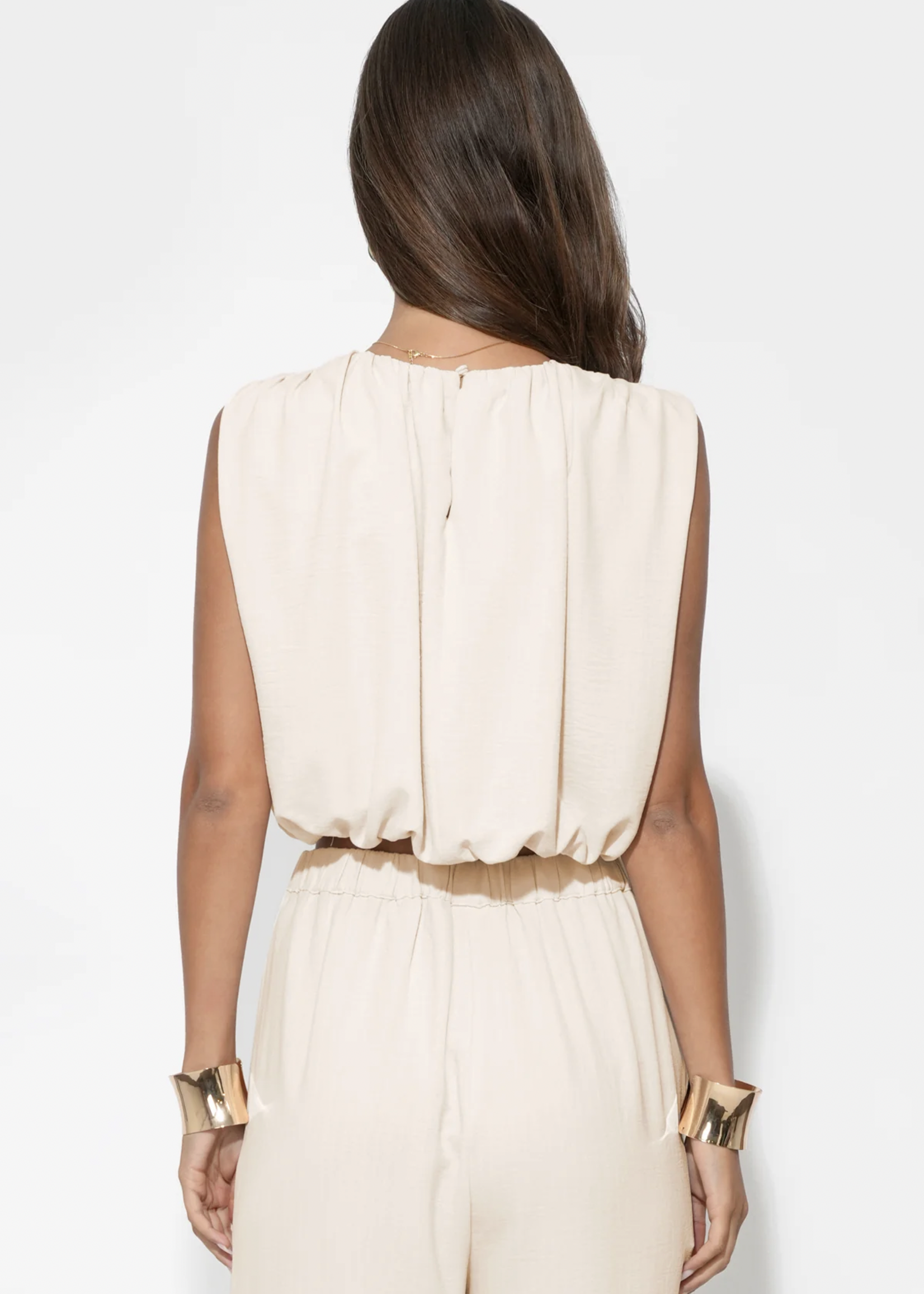 Elitaire Boutique Hailey Bubble Hem Top