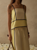 Elitaire Boutique Canary Stripe Top