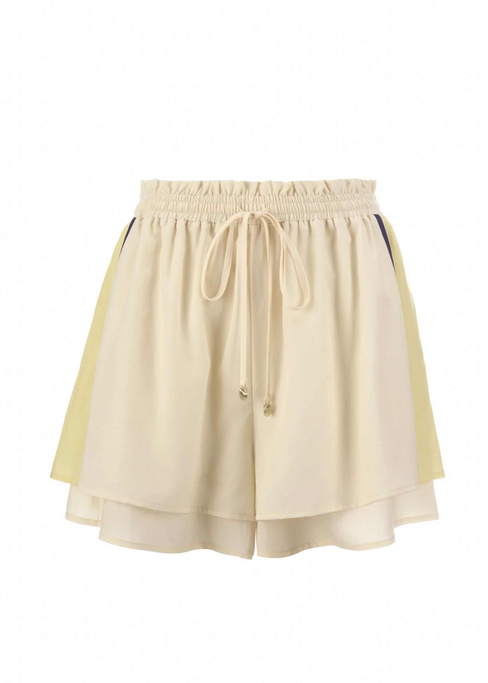 Elitaire Boutique Canary Stripe Shorts