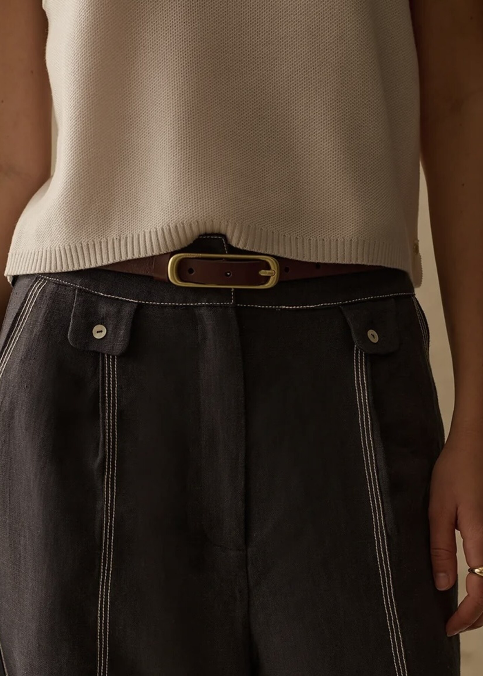 Elitaire Boutique The Felina Belt in Cocoa