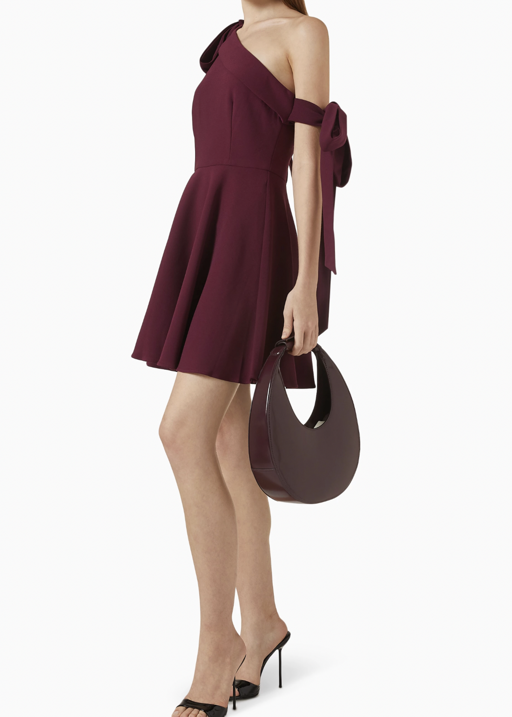 Elitaire Boutique Theresa Asymmetrical Mini Dress