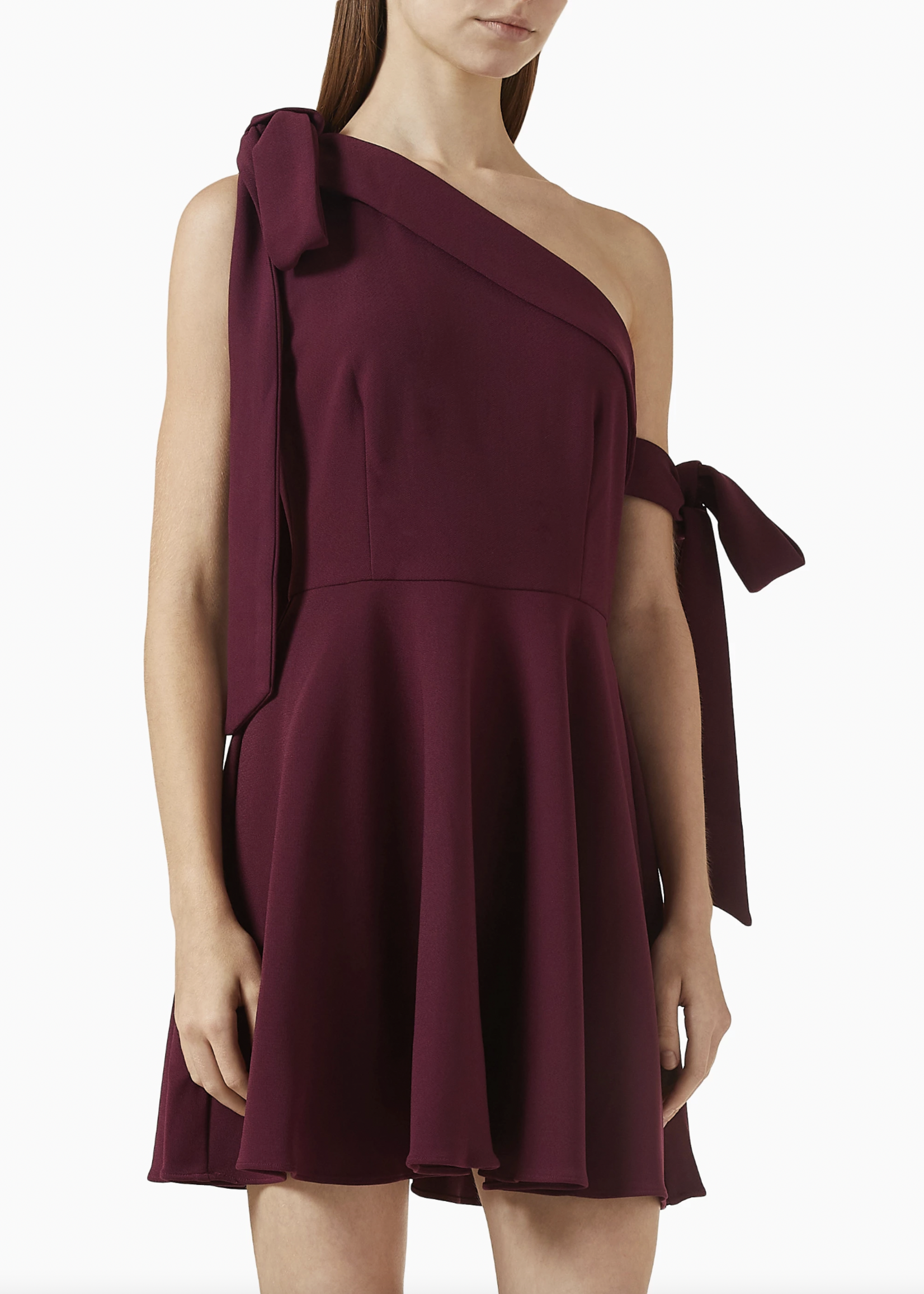 Elitaire Boutique Theresa Asymmetrical Mini Dress