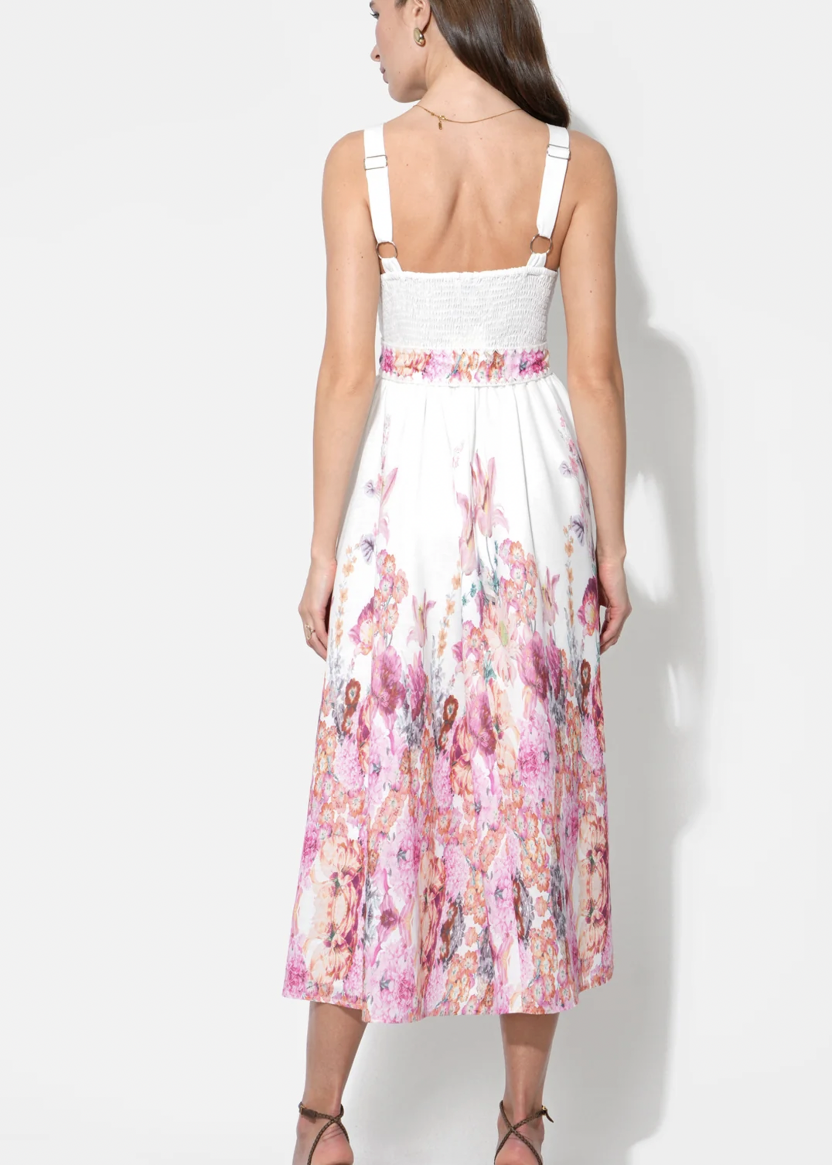 Elitaire Boutique Remi Belted Midi Dress