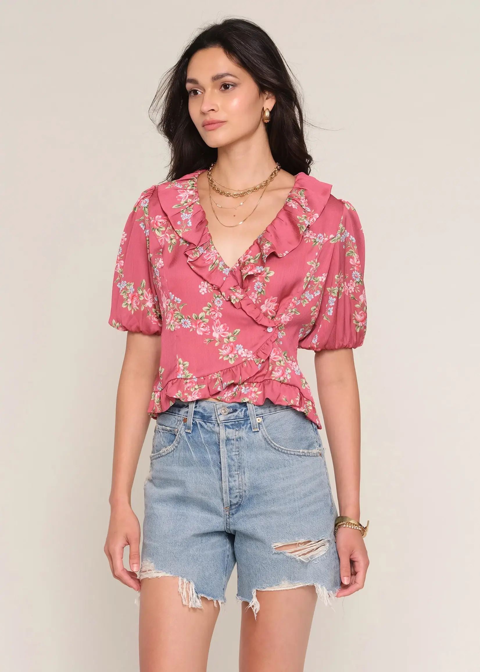Elitaire Boutique Kathleen Floral Top
