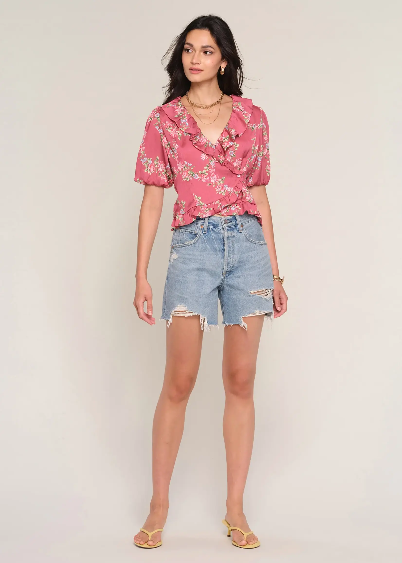 Elitaire Boutique Kathleen Floral Top