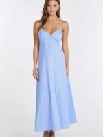 Elitaire Boutique Adria Button Up Midi Dress