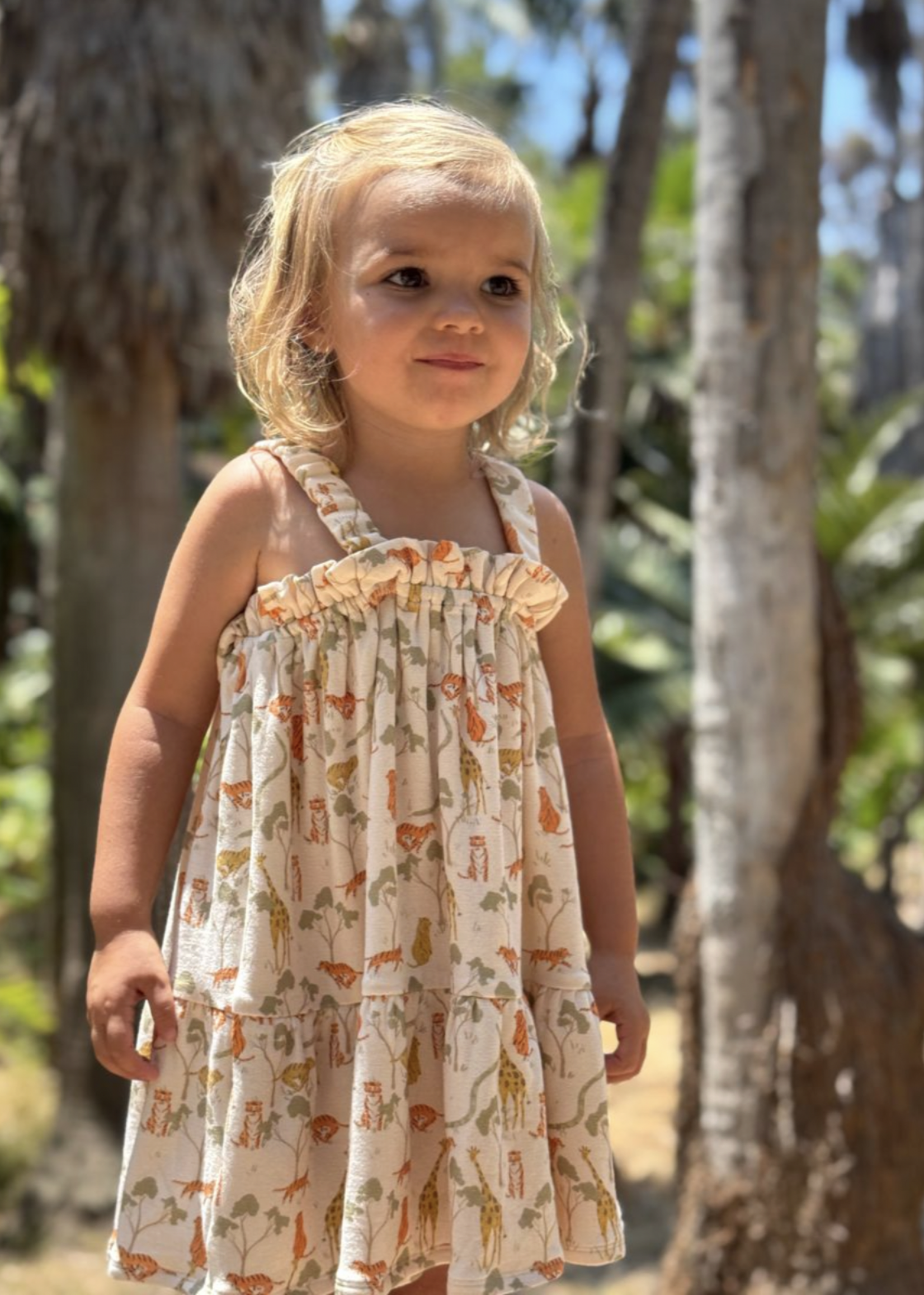 Elitaire Petite Bridget Dress in Safari