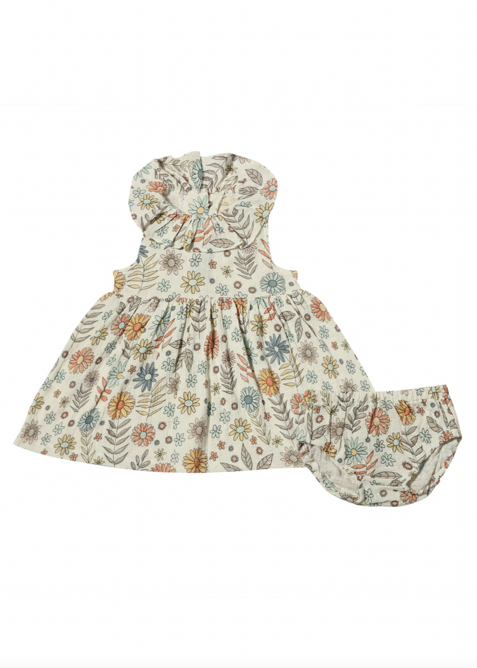 Elitaire Petite Beau Dress in Retro Floral