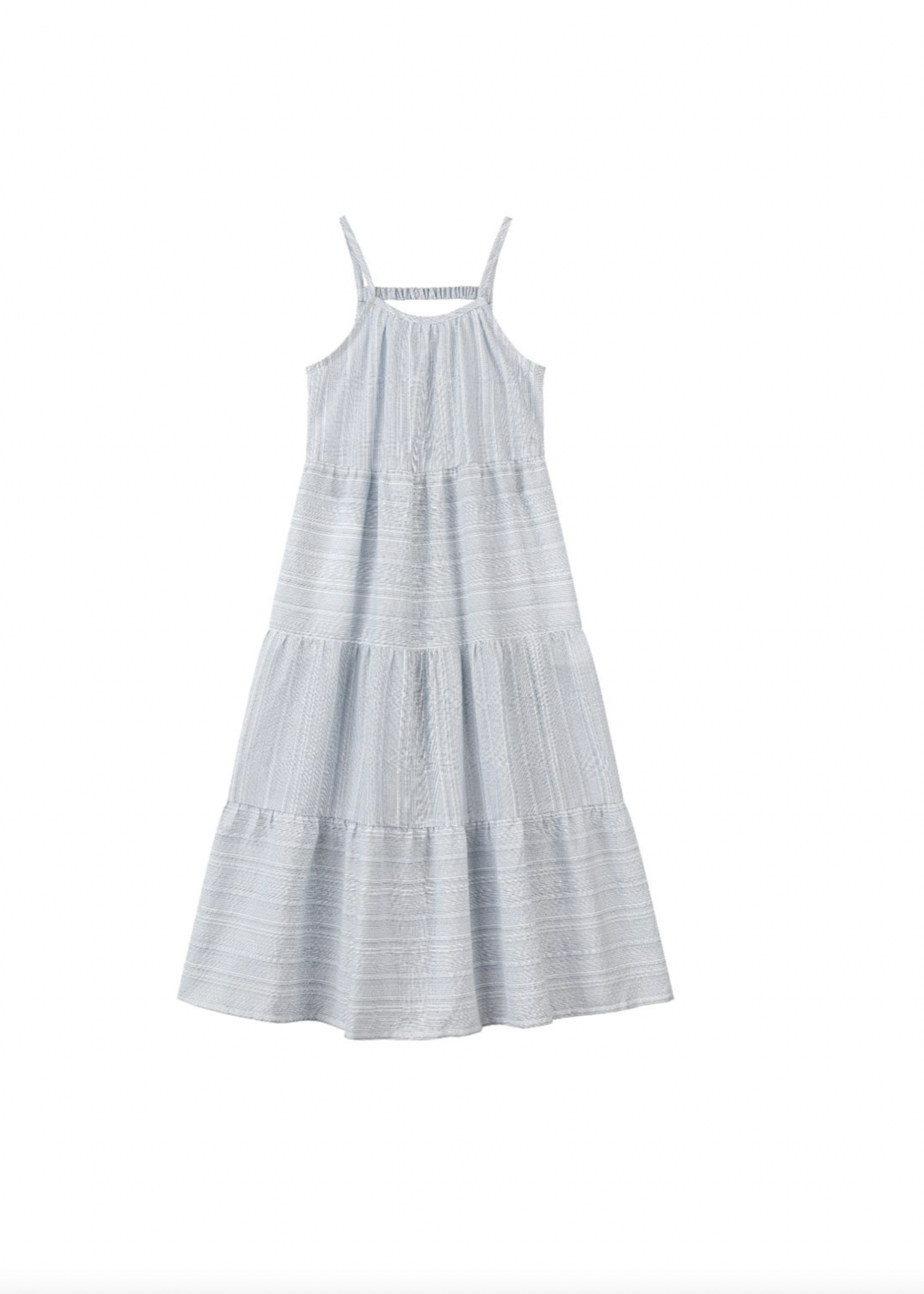 Elitaire Petite Sage Dress in Blue Stripe
