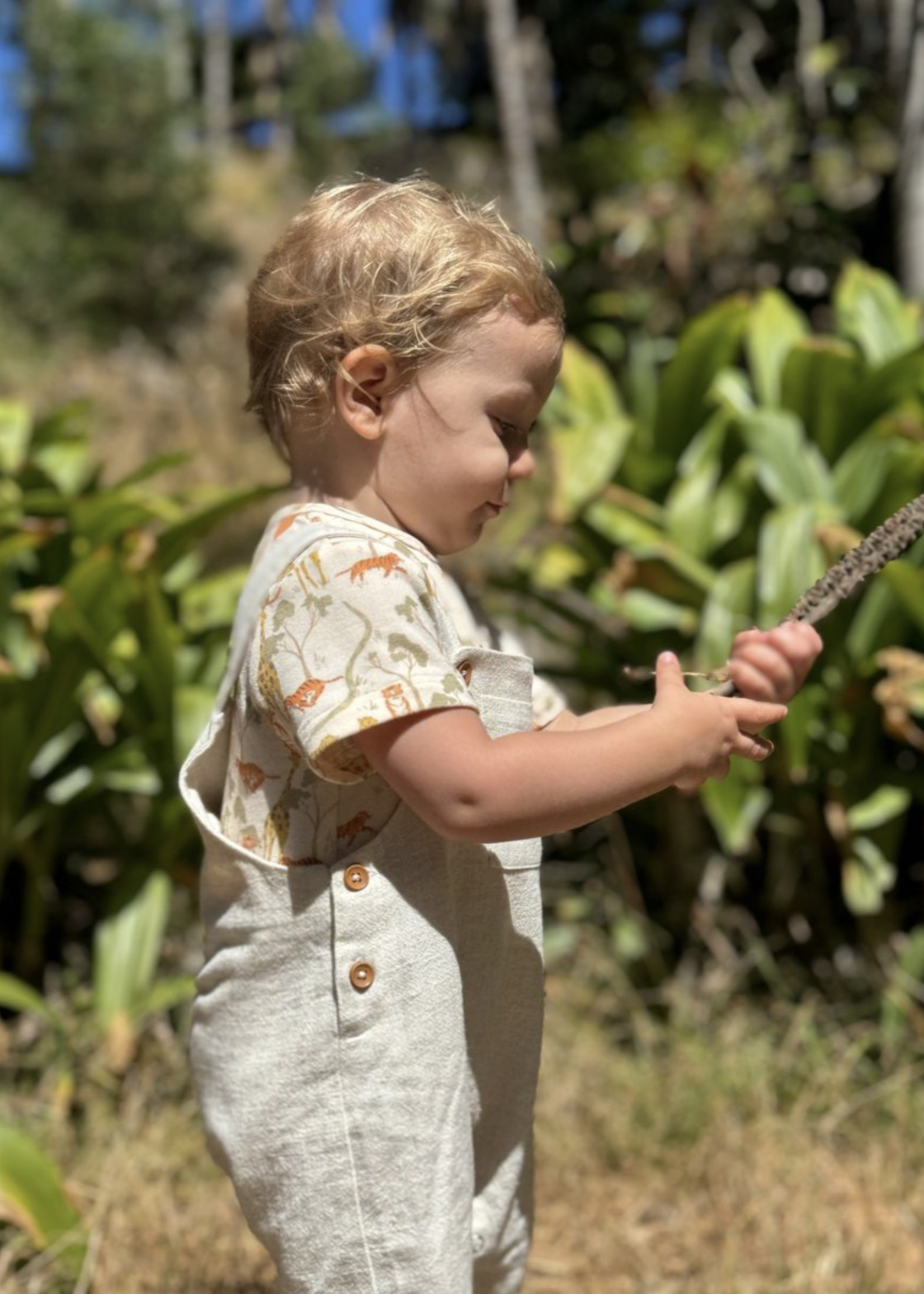 Elitaire Petite Wella Overalls Set in Safari