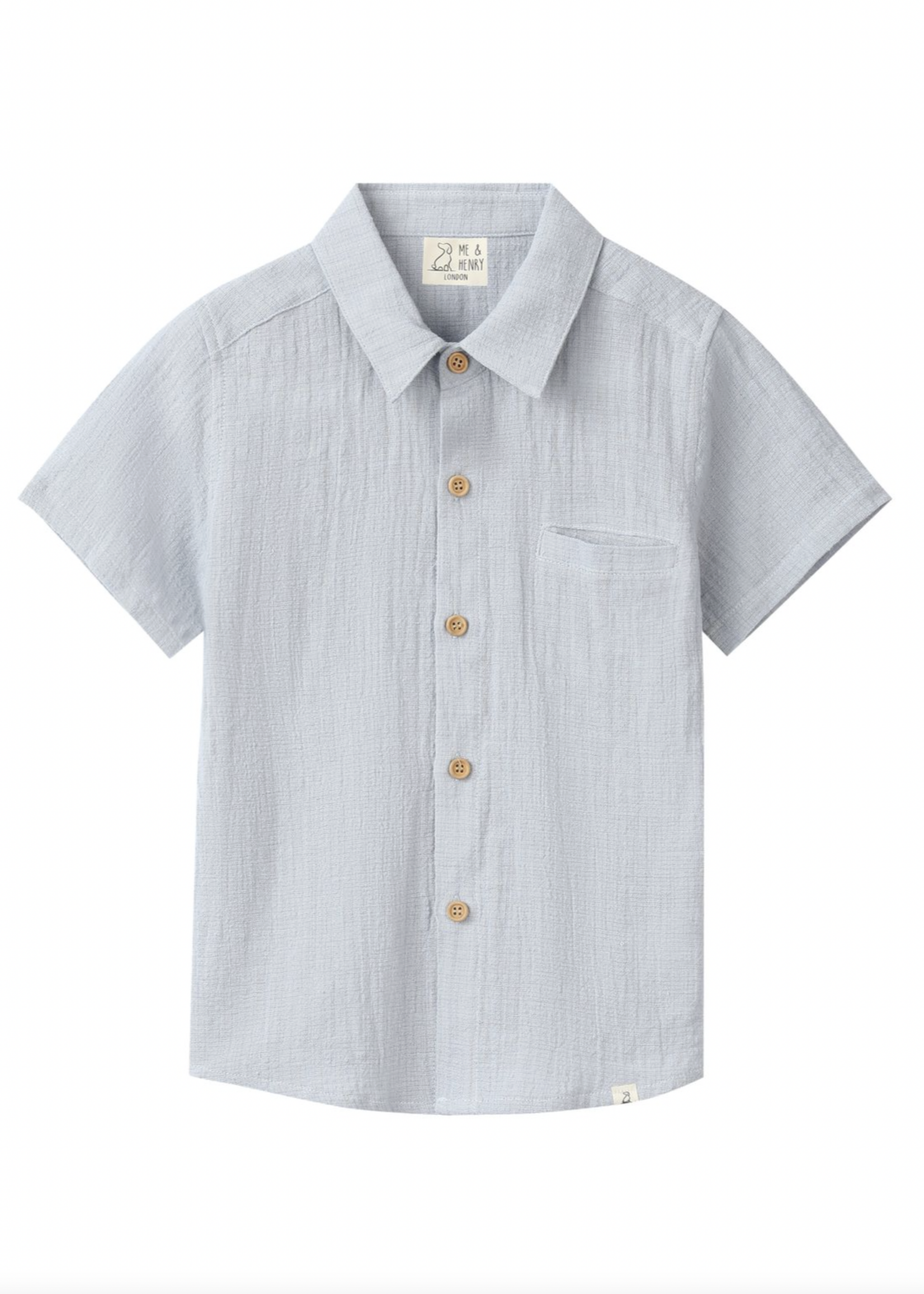 Elitaire Petite Newport Onesie/Shirt in Blue Grey