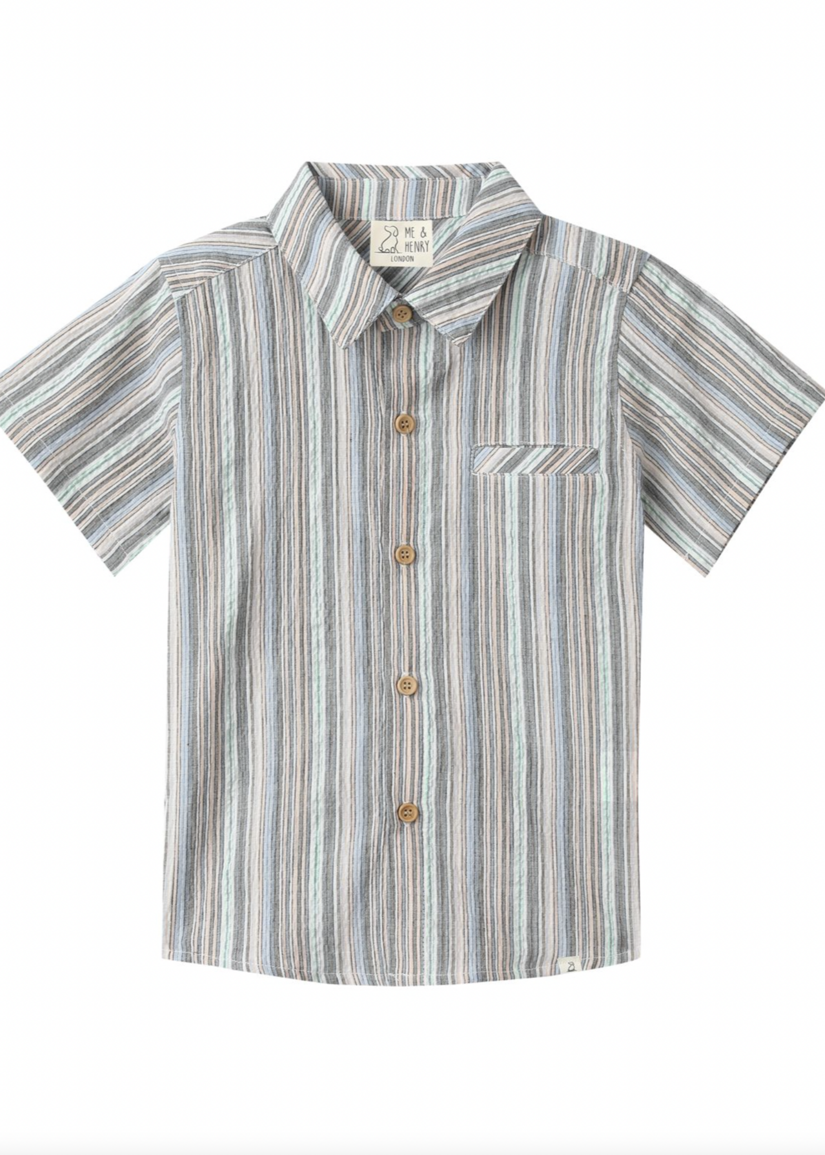 Elitaire Petite Newport Onesie/Shirt in Multi Stripe
