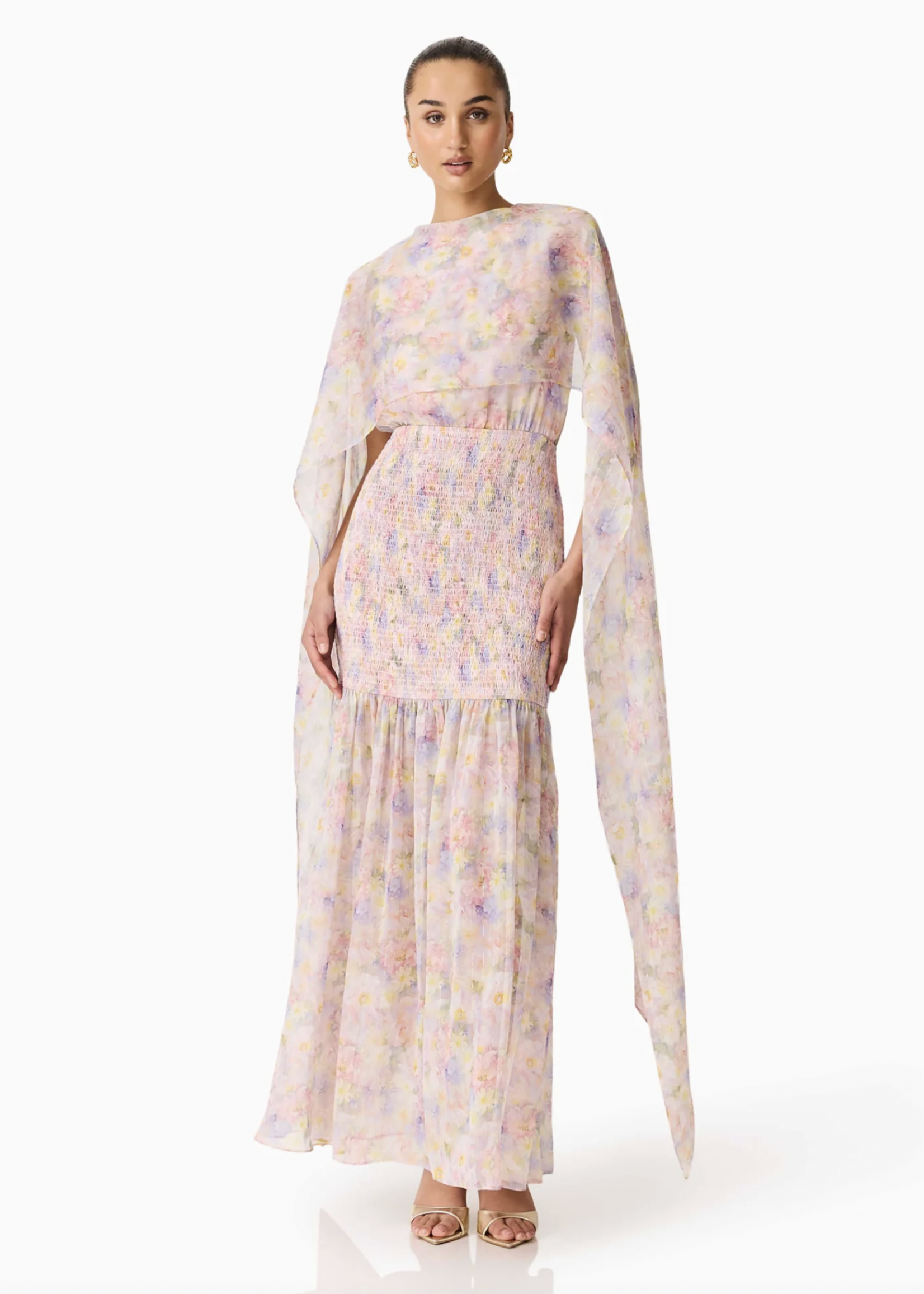 Elitaire Boutique Alindra Cape Gown