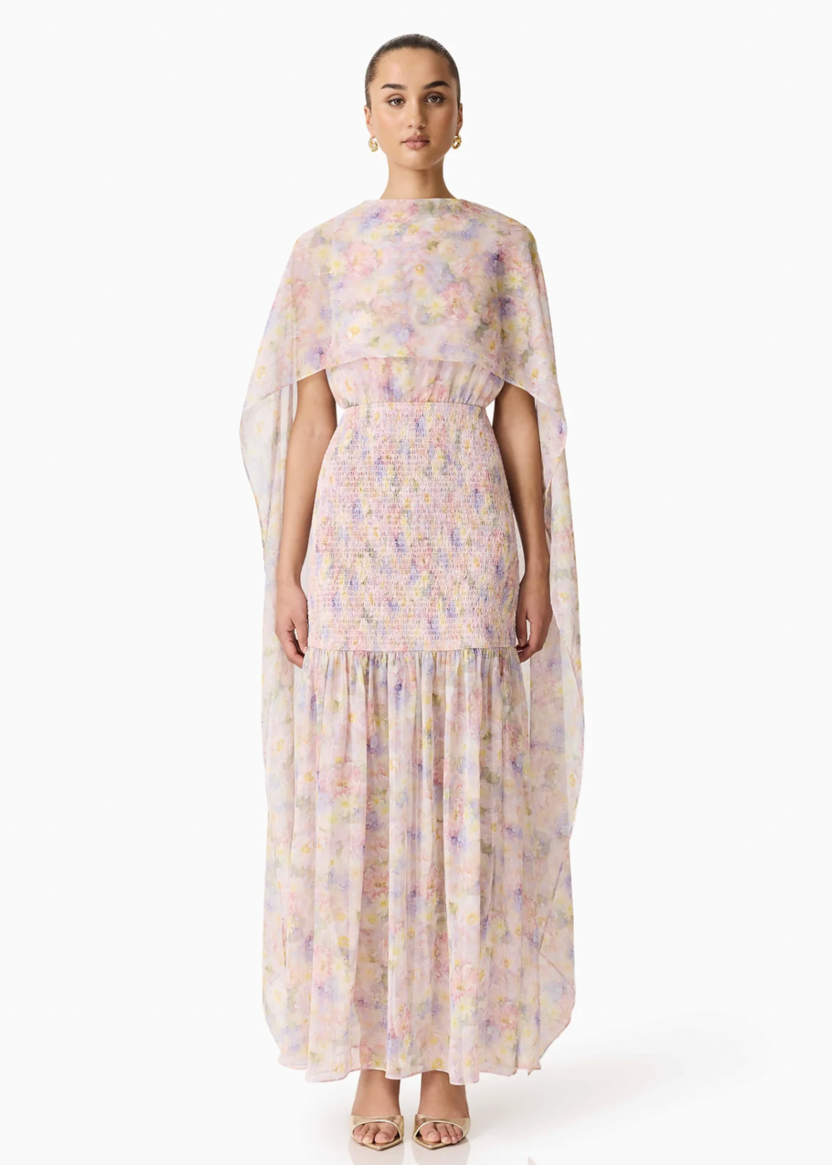 Elitaire Boutique Alindra Cape Gown