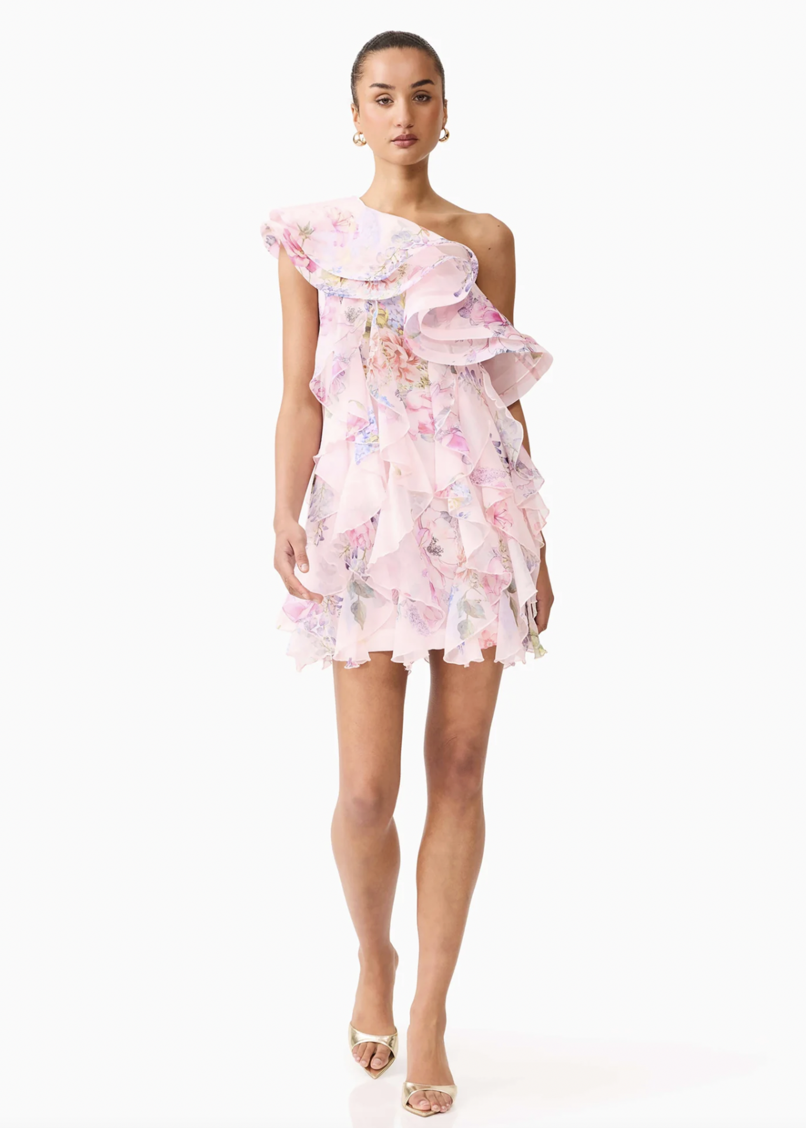 Elitaire Boutique Millie Ruffle Mini Dress