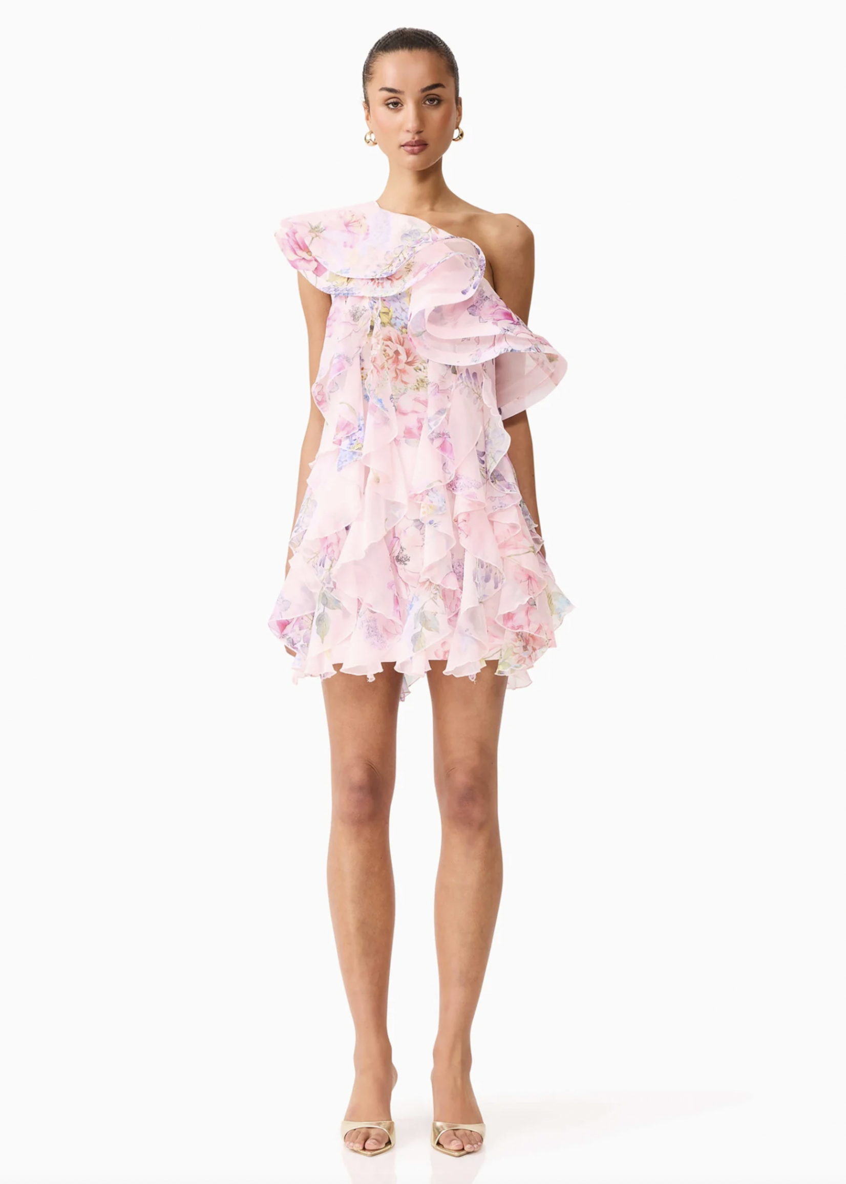 Elitaire Boutique Millie Ruffle Mini Dress