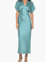 Elitaire Boutique Charlotte Flutter Sleeve Midi Dress
