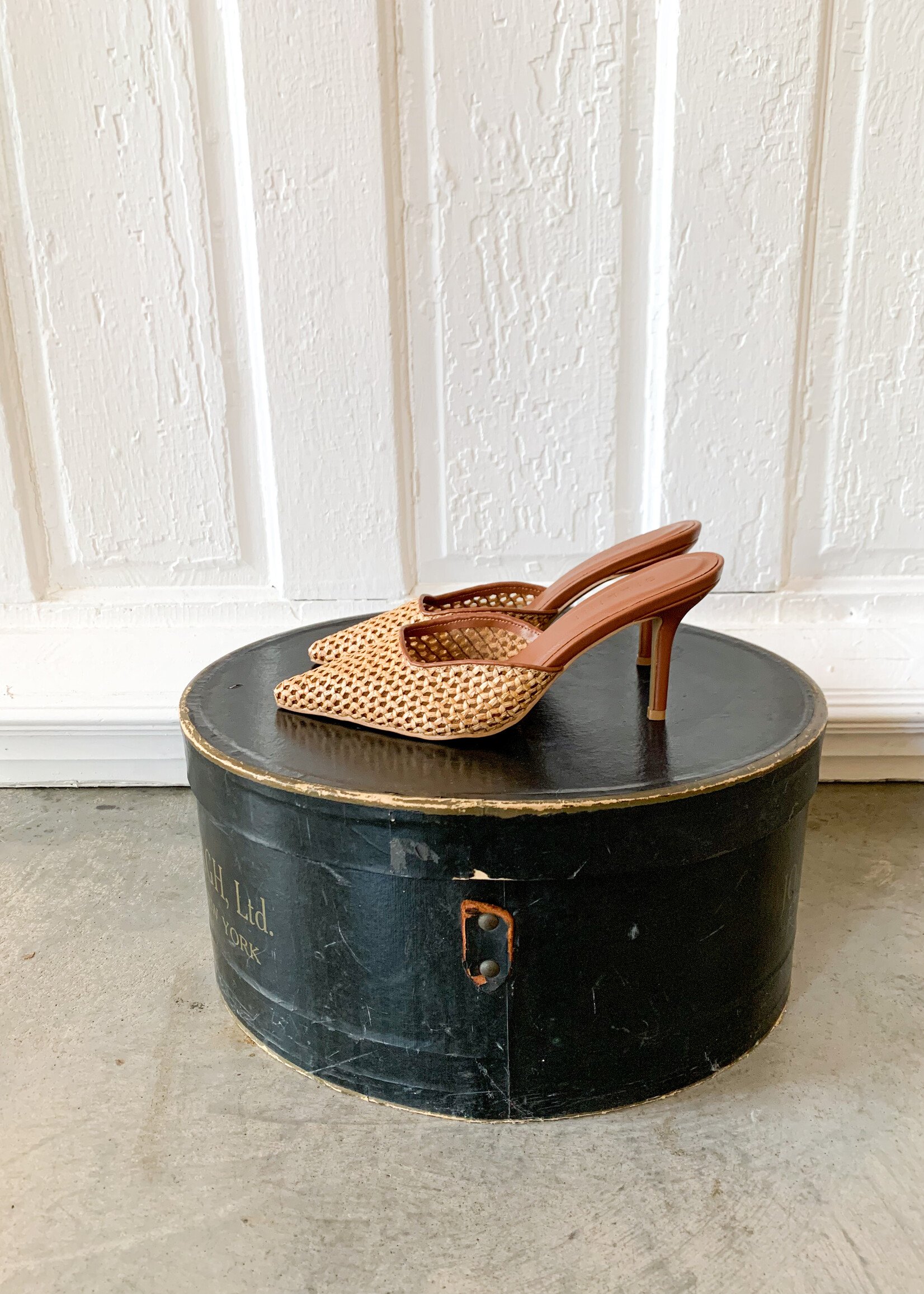 Elitaire Boutique Kiko Raffia Heel