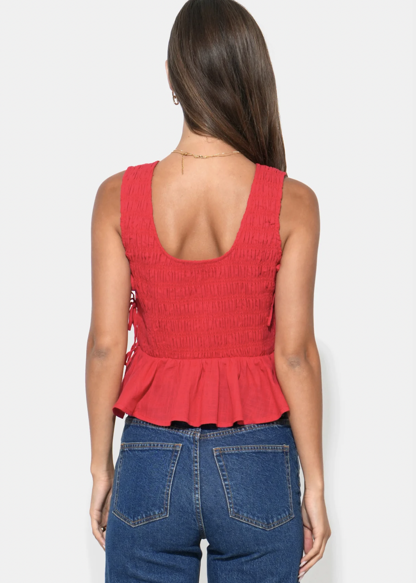 Elitaire Boutique Vivian Smocked Top