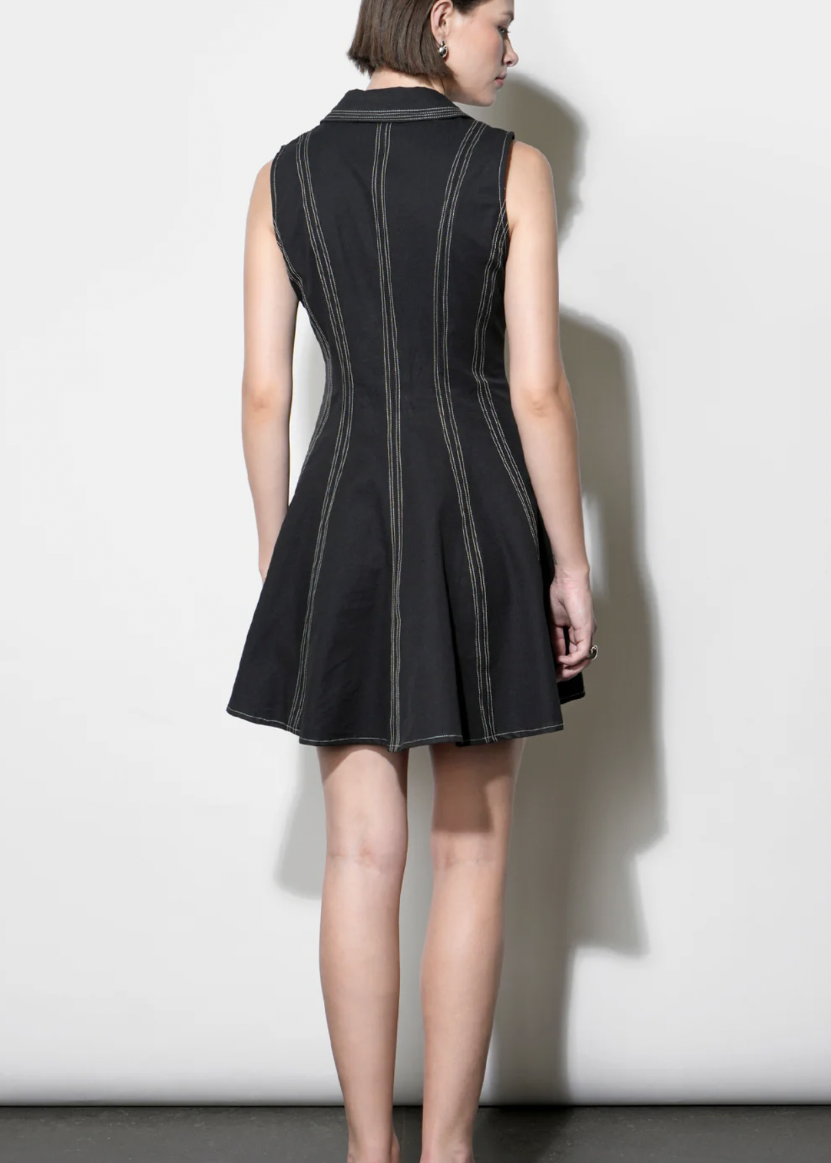 Elitaire Boutique Sydney Topstitch Mini Dress