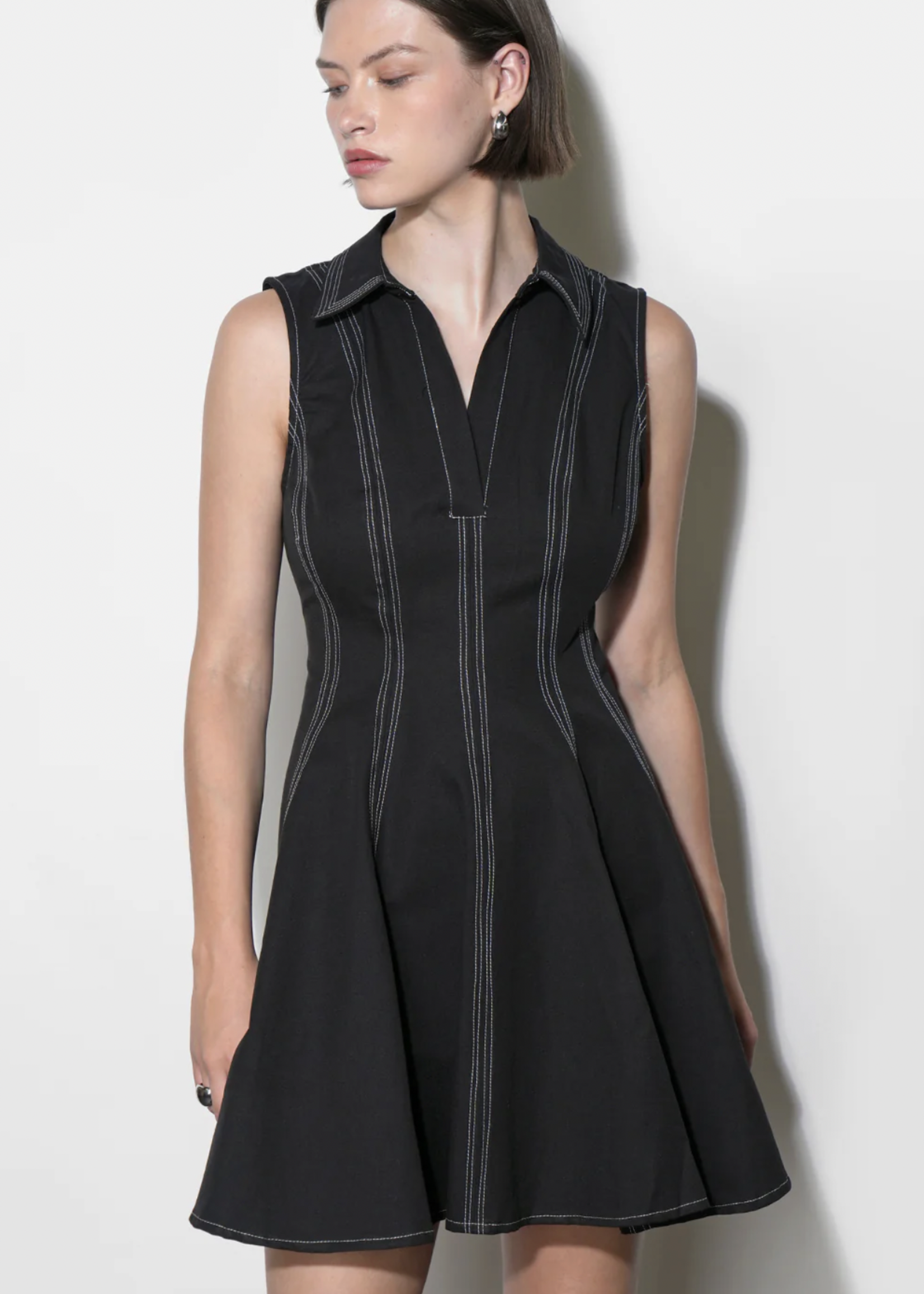 Elitaire Boutique Sydney Topstitch Mini Dress