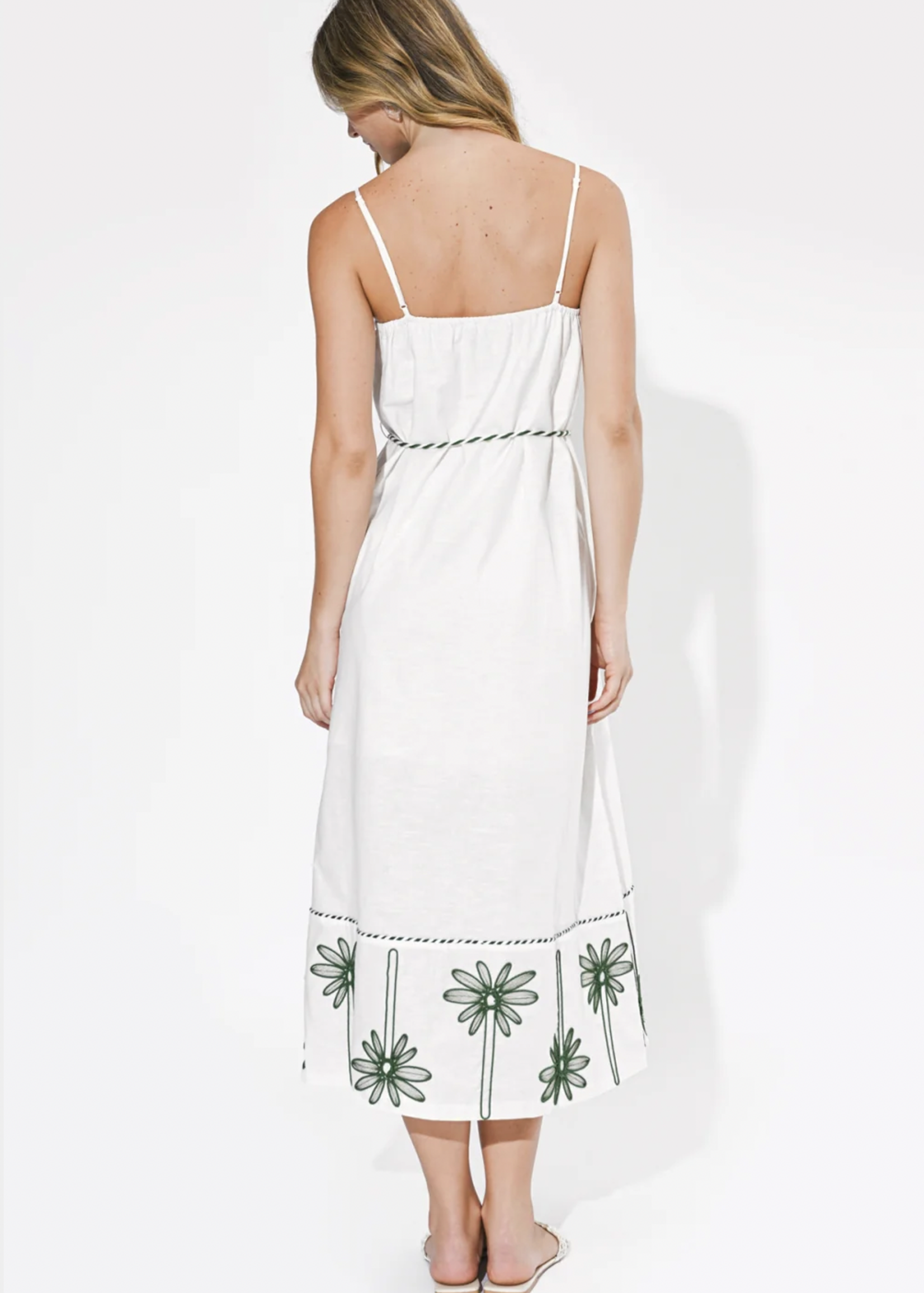 Elitaire Boutique Sophia Embroidered Maxi Dress