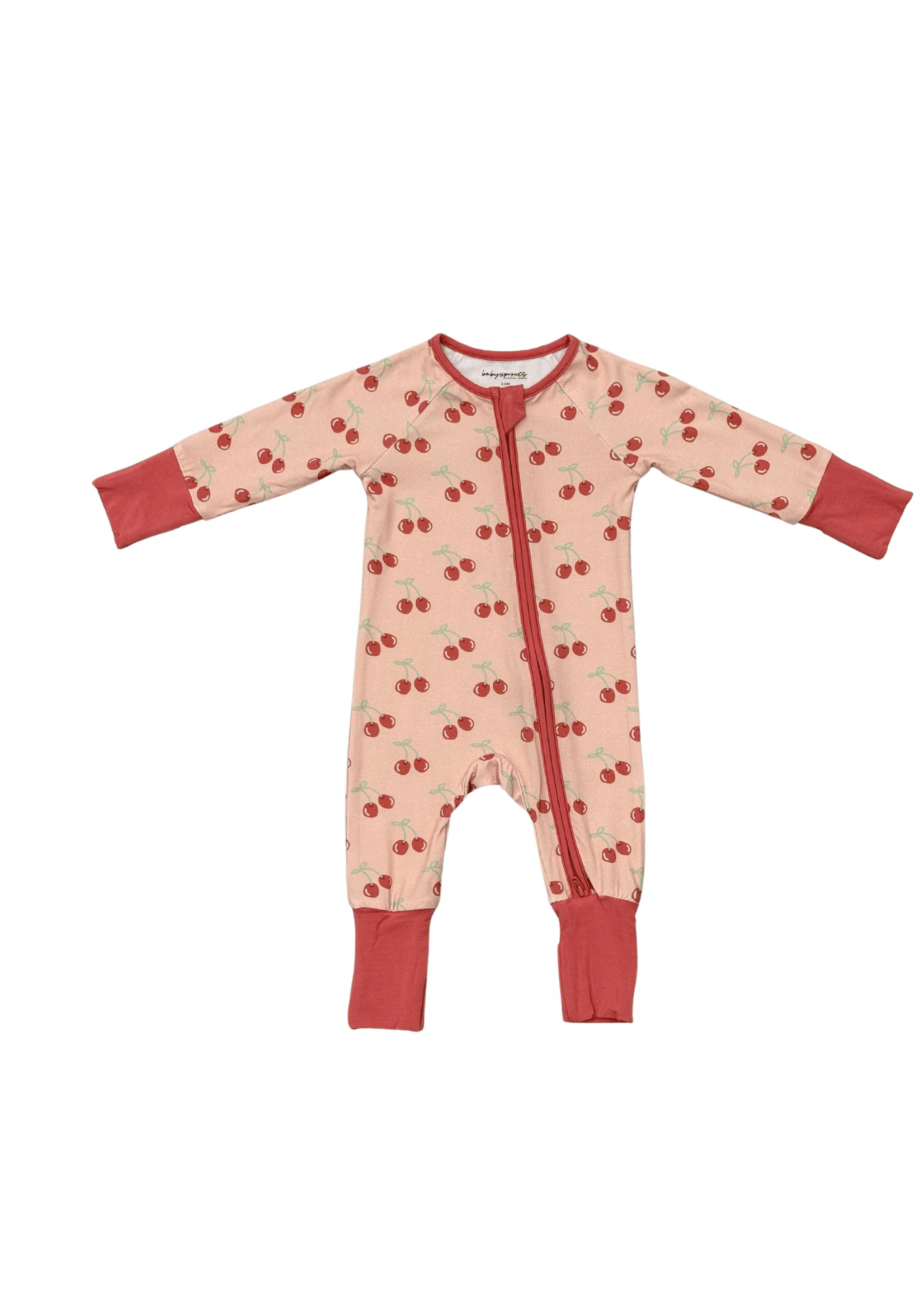 Elitaire Petite Cherries Zippered Sleeper