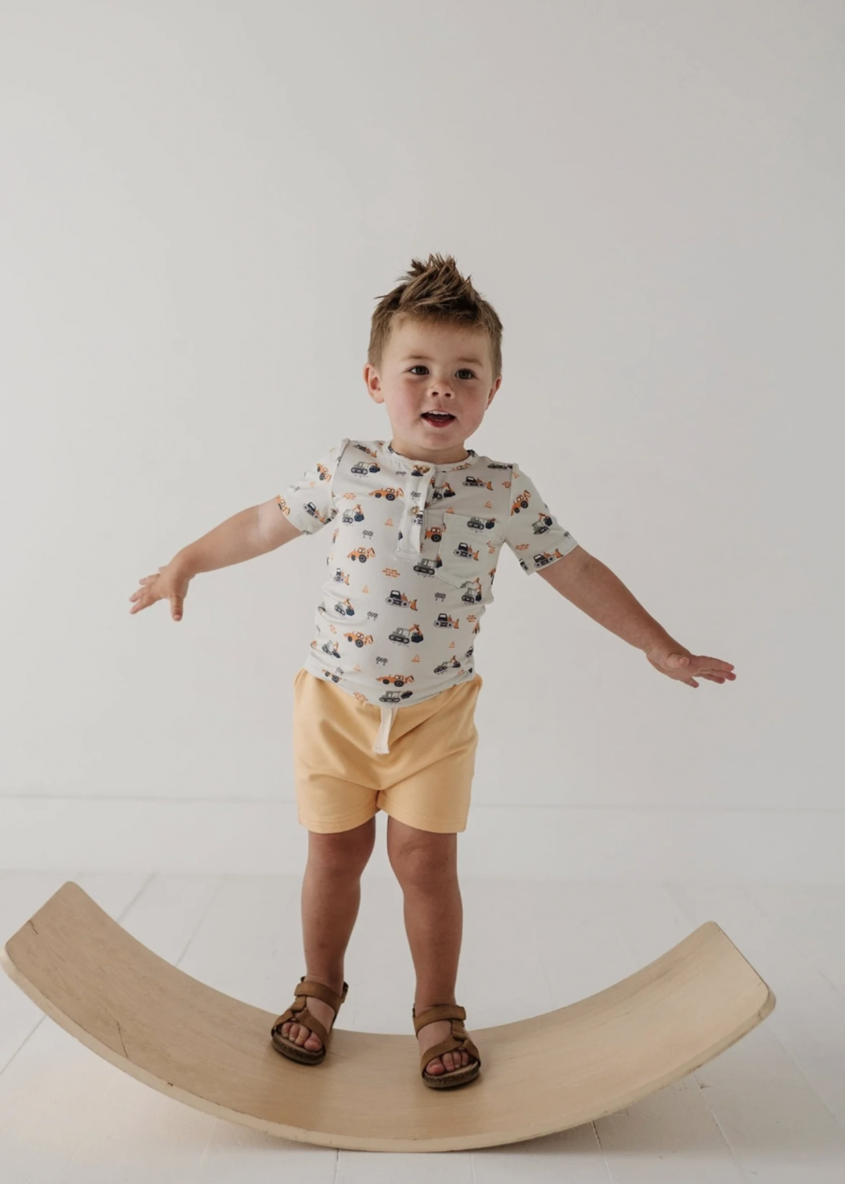 Elitaire Petite Construction Henley Shirt