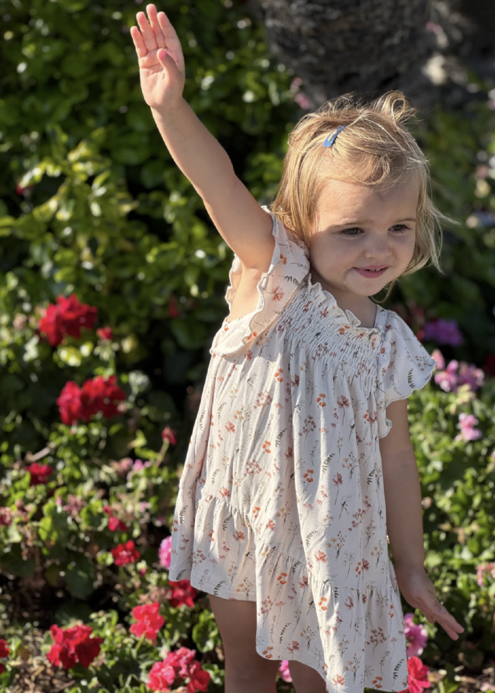 Elitaire Petite Mallory Bubble/Dress in Forest Flowers