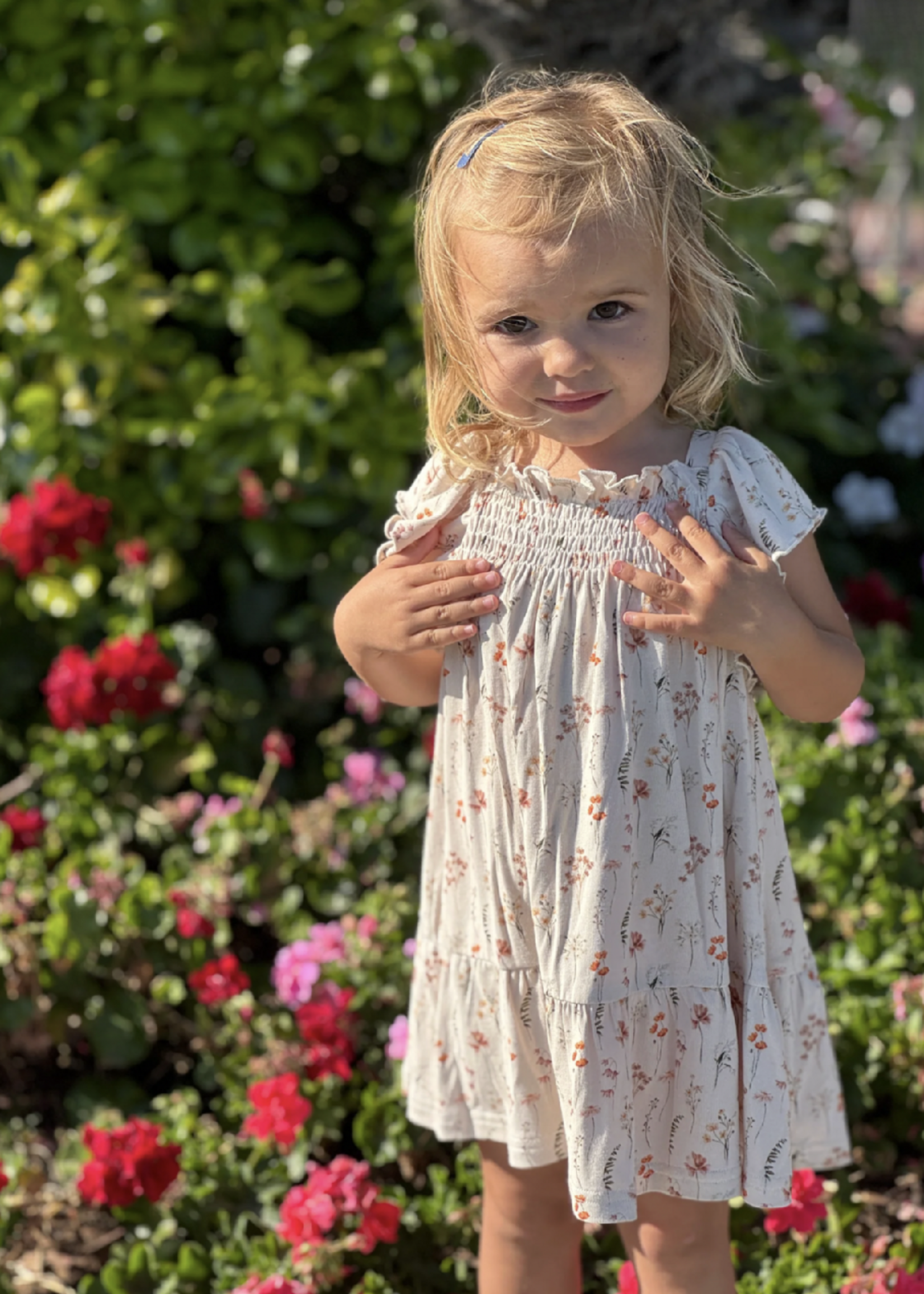 Elitaire Petite Mallory Bubble/Dress in Forest Flowers