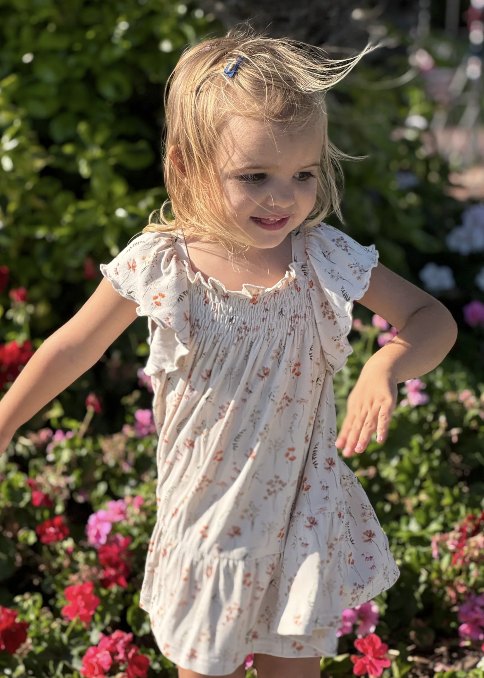Elitaire Petite Mallory Bubble/Dress in Forest Flowers