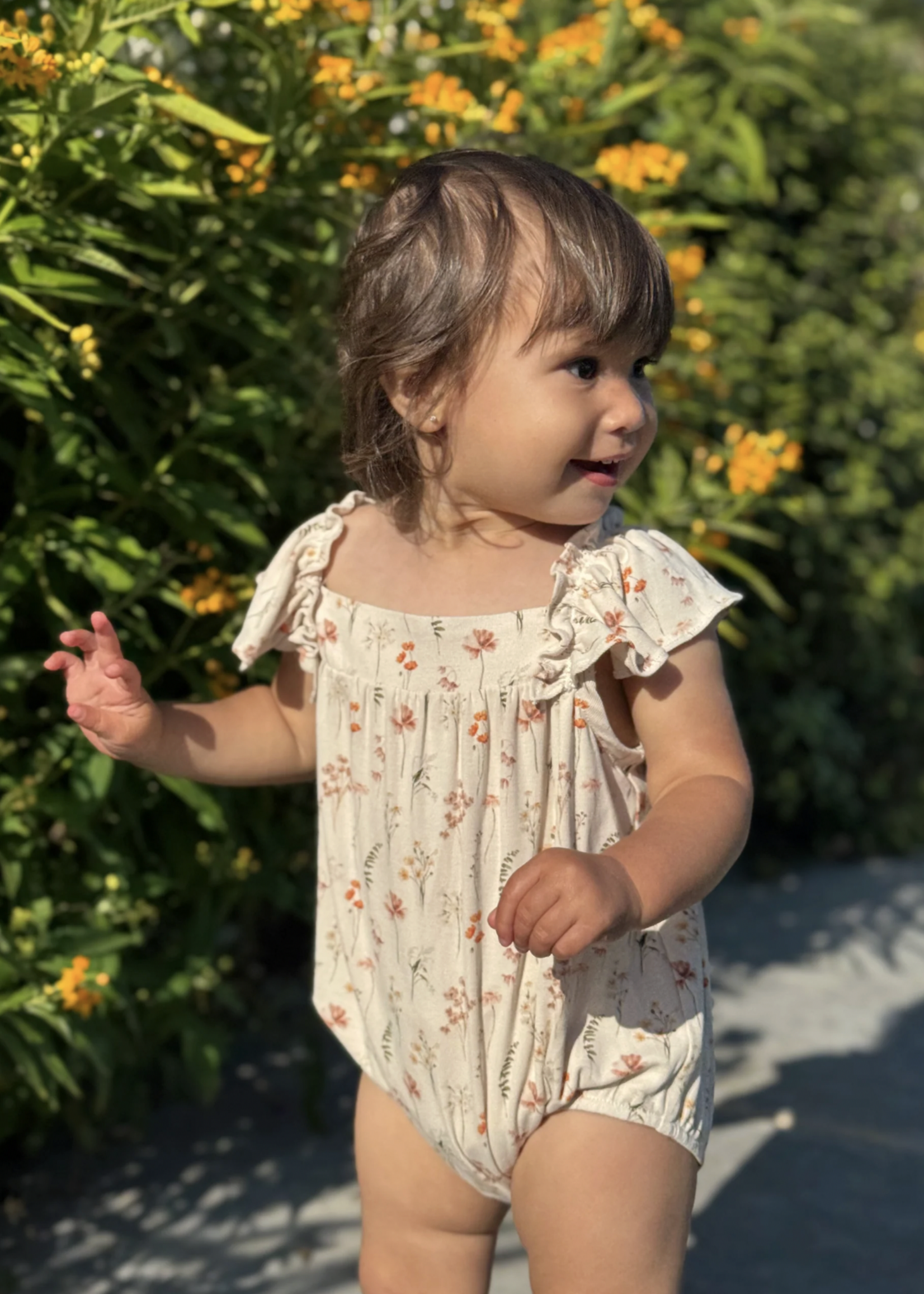 Elitaire Petite Mallory Bubble/Dress in Forest Flowers