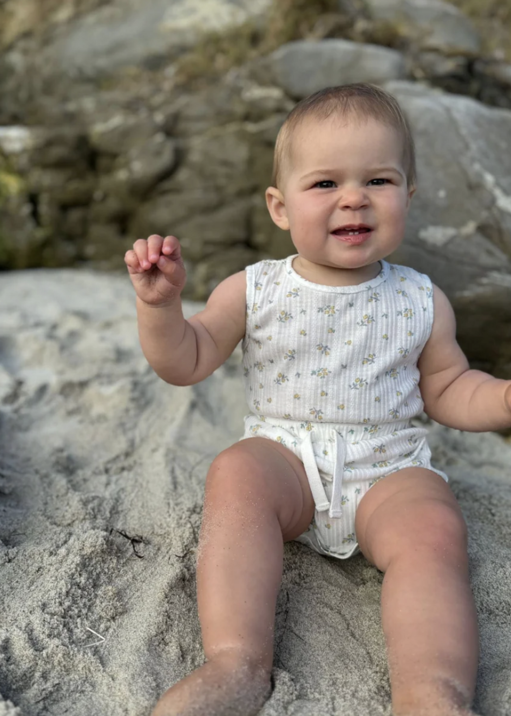 Elitaire Petite Maisie Bubble in Ivory Floral