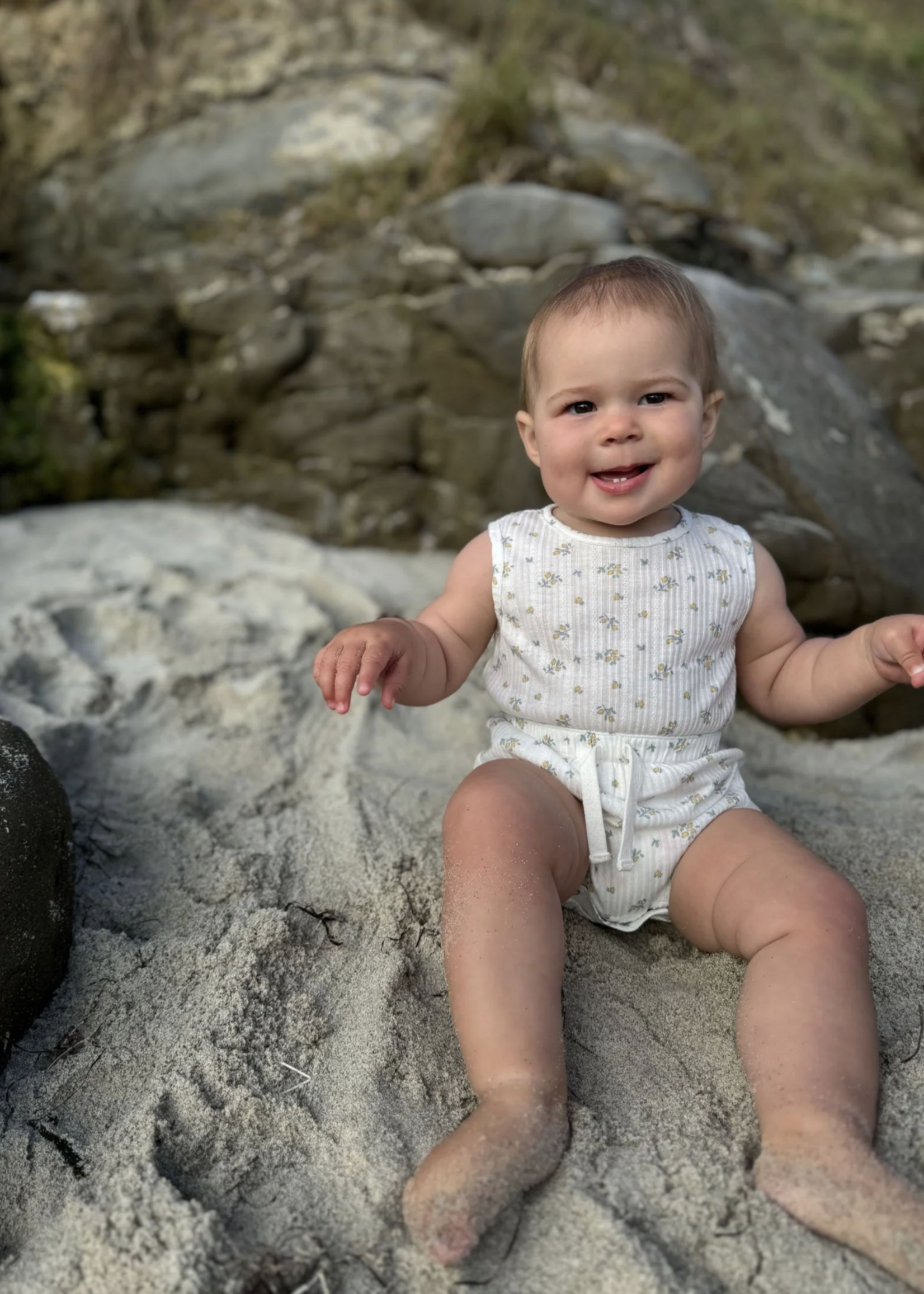 Elitaire Petite Maisie Bubble in Ivory Floral