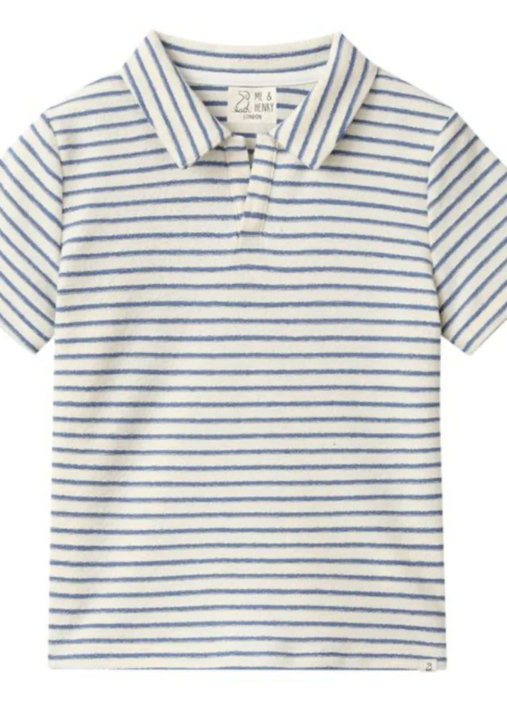 Elitaire Petite Watergate Striped Terry Polo