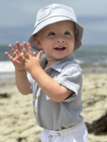 Elitaire Petite Bucket Hat in Grey