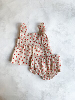 Elitaire Petite Ellie Set in Oatmeal Strawberries