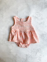 Elitaire Petite Nellie Onesie Dress in Sunset