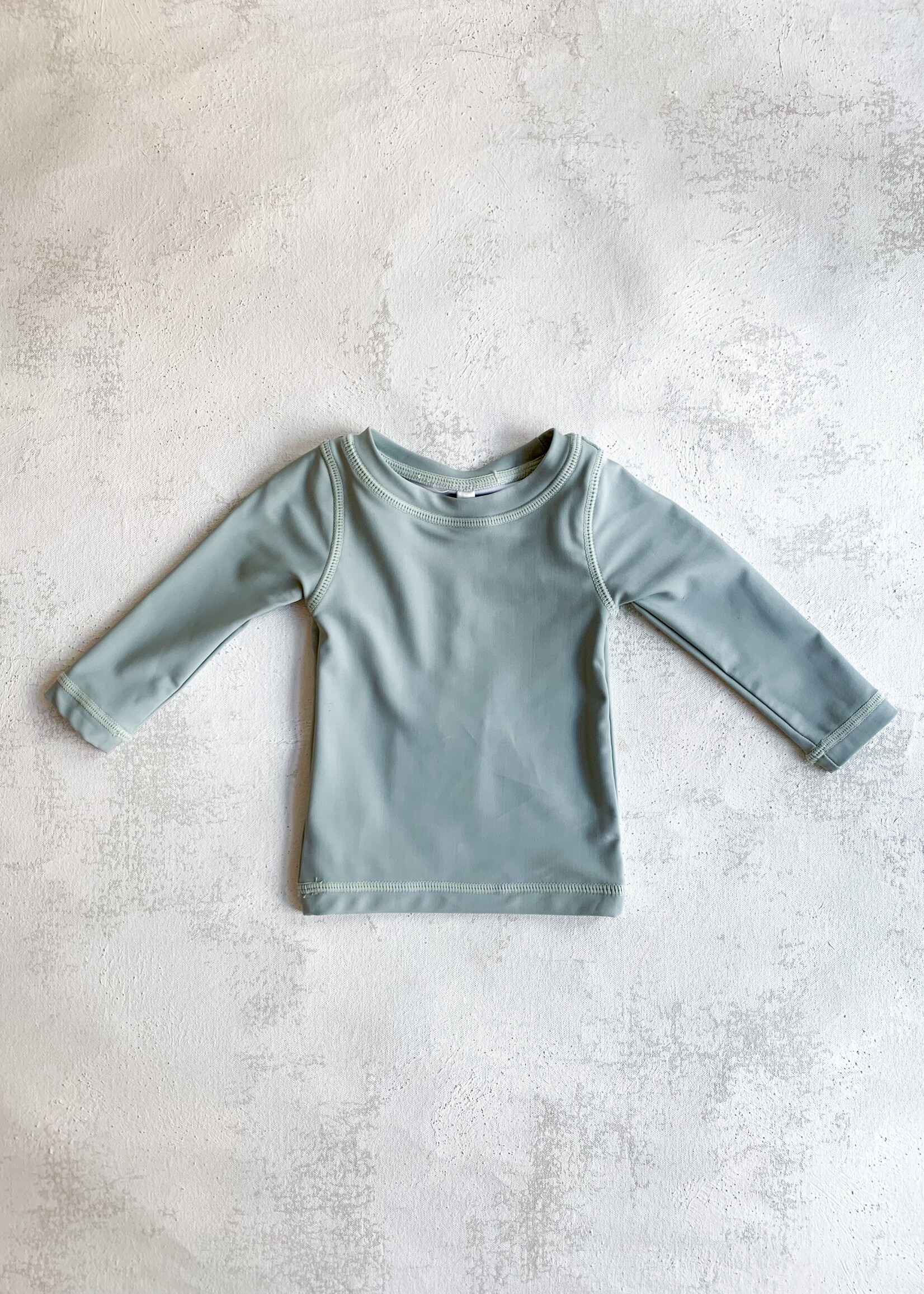 Elitaire Petite Aqua Rash Guard Swim Top