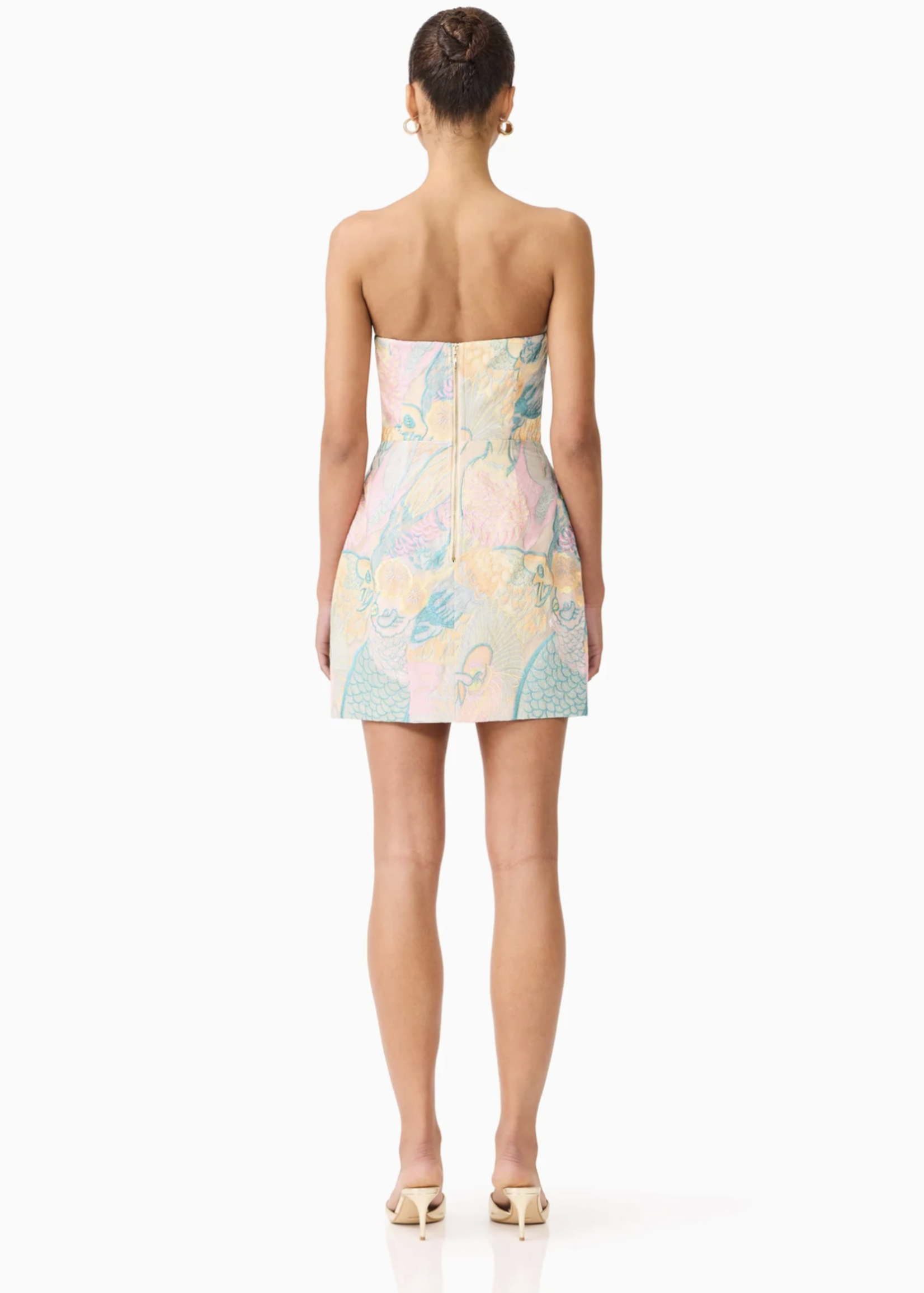 Elitaire Boutique Taliah Asymmetrical Mini Dress