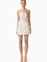 Elitaire Boutique Taliah Asymmetrical Mini Dress