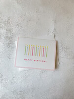 Elitaire Boutique Funfetti Candles Birthday Card