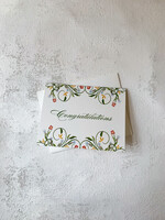 Elitaire Boutique Gilded Blooms Congratulations Card