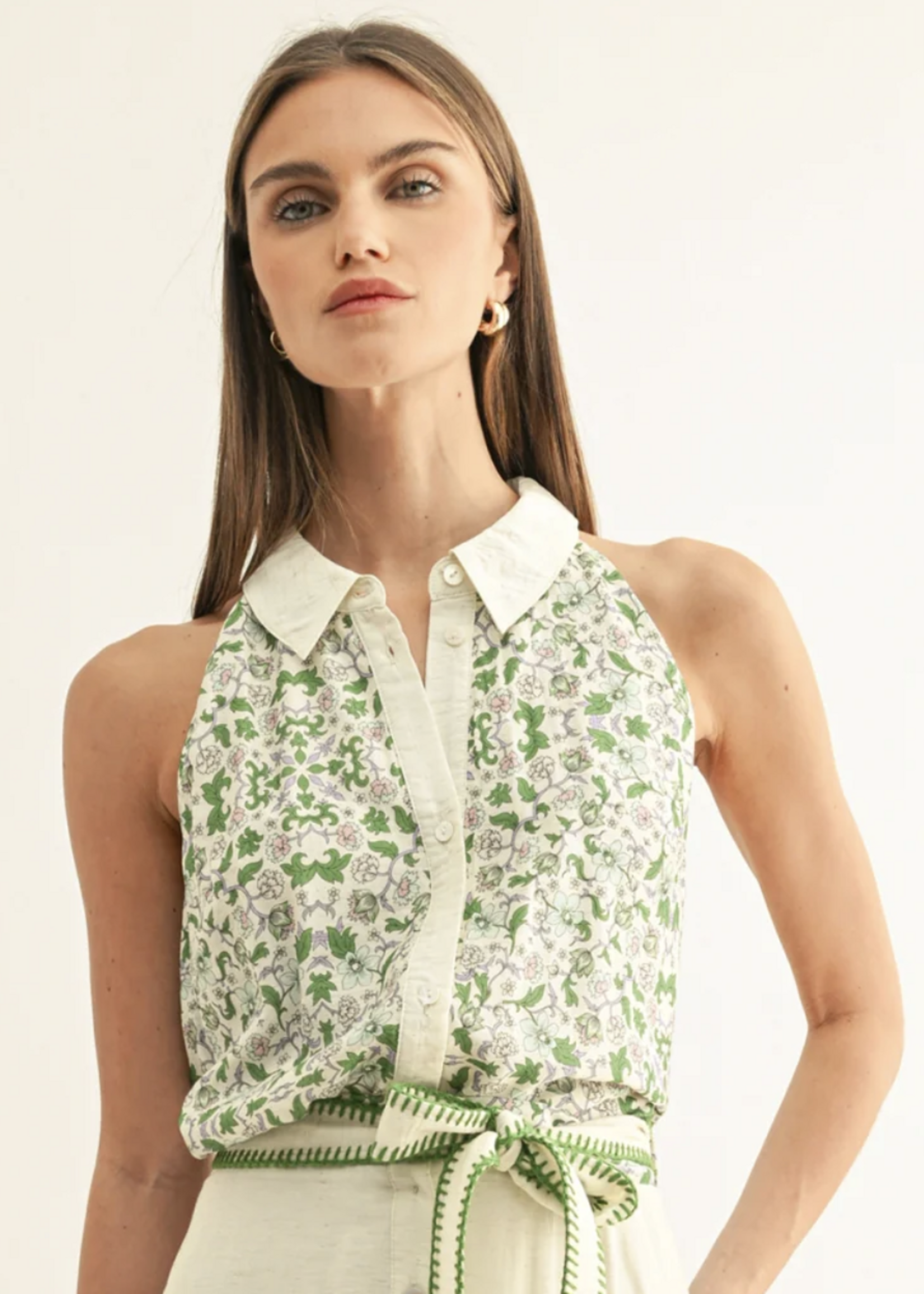 Elitaire Boutique Bailee Halter Shirt