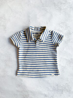 Elitaire Petite Watergate Striped Terry Polo