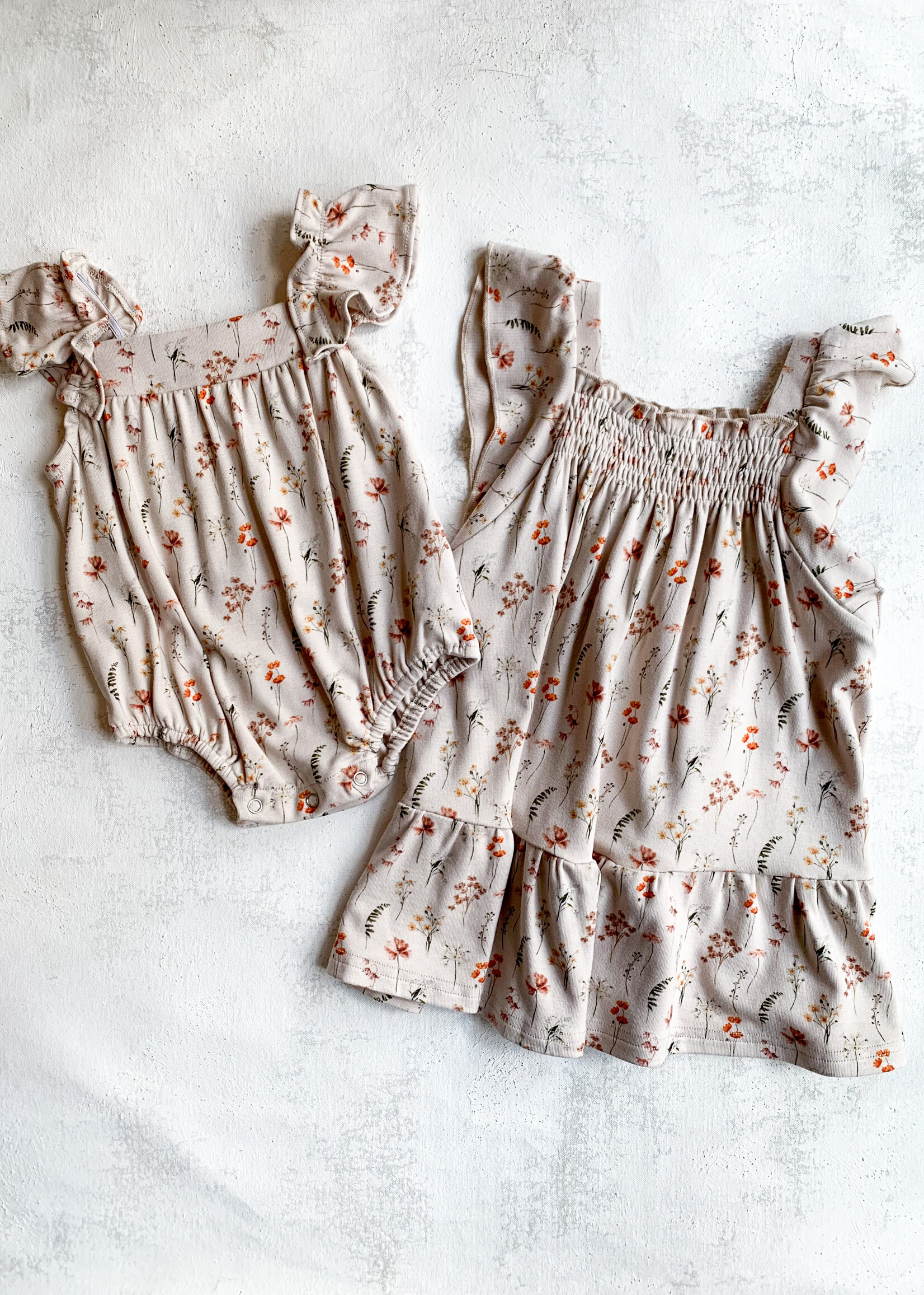 Elitaire Petite Mallory Bubble/Dress in Forest Flowers